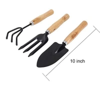 0542 Gardening Tools - Hand Cultivator, Big Trowel, Garden Fork (Set of 3) - China, 0.204 kgs