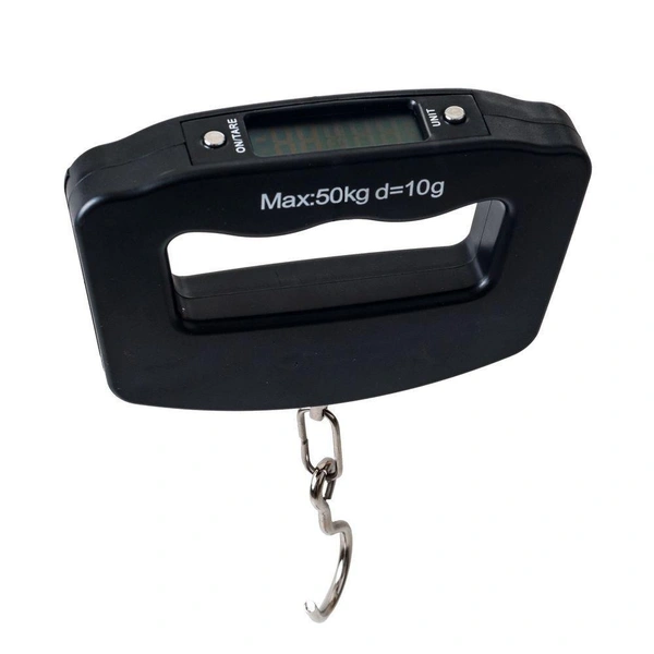 0548 Black Digital Portable Luggage Scale with LCD Backlight (50 kg) - 0.168 kgs, China