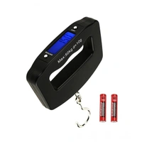 0548 Black Digital Portable Luggage Scale with LCD Backlight (50 kg) - 0.168 kgs, China