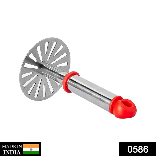 0586 Stainless Steel Potato Masher, PauBhaji Masher - 0.075 kgs, India