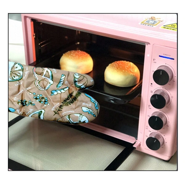0675 Heat Resistant Non-Slip Oven Mitts/Gloves (1pc) - China, 0.644 kgs