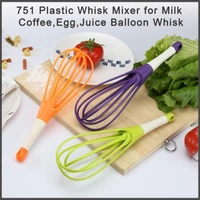 0751_Plastic Whisk Mixer for Milk,Coffee,Egg,Juice Balloon Whisk - 0.197 kgs, India