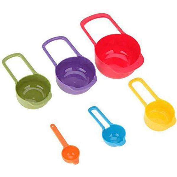 0811 Plastic Measuring Spoons for Kitchen (6 pack) - 0.204 kgs, India
