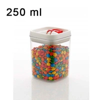 0851 Airtight Kitchen Container with Flip Lock for Multipurpose Use (250 ml) - 0.14 kgs, India