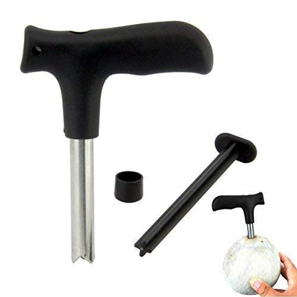 0854 Premium Quality Stainless Steel Coconut Opener Tool/Driller with Comfortable Grip - 0.122 kgs, India