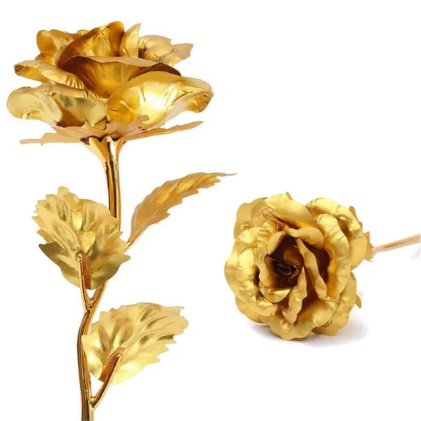 0879 B Golden Rose used in all kinds of places like household, offices, cafe's, etc. for decorating and to look good purposes and all. - 0.415 kgs, China