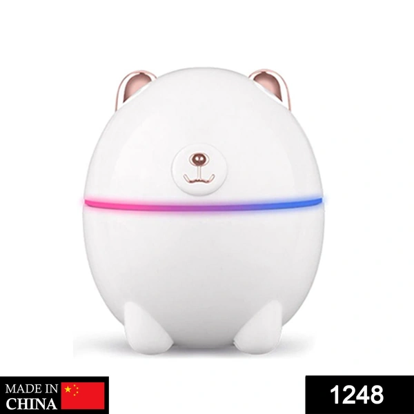1248 Mini Polar Bear Shaped Cool Mist Portable Humidifier - 0.199 kgs, China