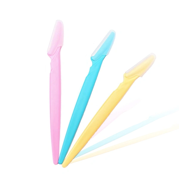 1254 Eyebrow Painless Facial Hair Remover Razor for Face, Women and Men, Tinkle Razor (3 Pack) - 0.032 kgs, China