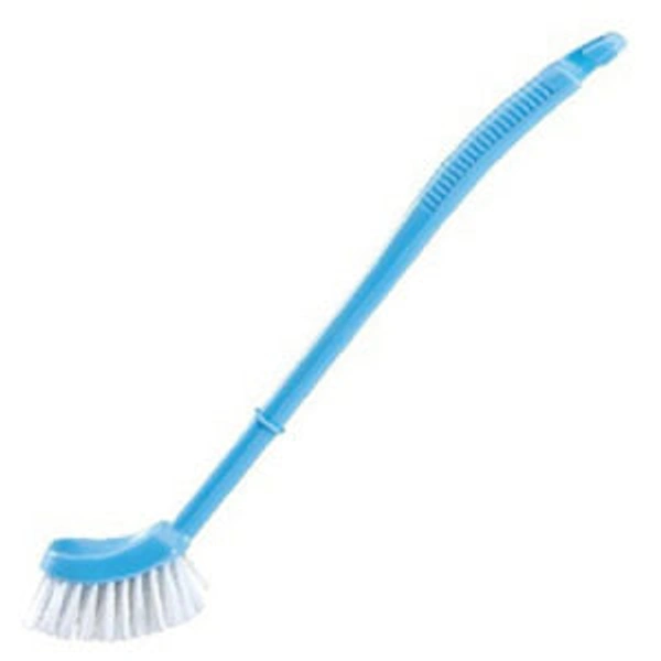 1291 Single Sided Bristle Plastic Toilet Cleaning Brush - 0.24 kgs, India