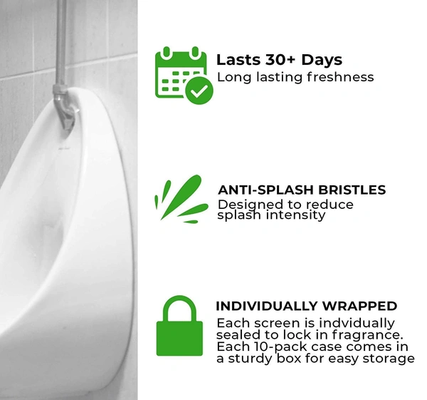 1310 Anti Splash Urinal Round Screen Mat (Multicoloured) - India, 0.14 kgs