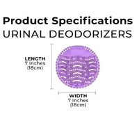 1310 Anti Splash Urinal Round Screen Mat (Multicoloured) - India, 0.14 kgs
