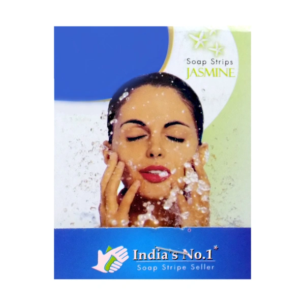1311 Fresh Paper Soap Strips Traveling Hand Wash with Jasmine Fragrance (100 paper soap strips) - 0.046 kgs, India