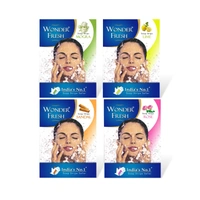 1311 Fresh Paper Soap Strips Traveling Hand Wash with Jasmine Fragrance (100 paper soap strips) - 0.046 kgs, India