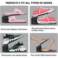 1336 Adjustable Folding Shoe Slots Organizer - China, 0.384 kgs