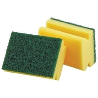 1421 Scrub Sponge 2 in 1 Pad for Kitchen, Sink, Bathroom Cleaning Scrubber - 0.056 kgs, India
