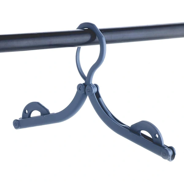 1432 Portable & Foldable Multicolor Plastic Hangers (1pc) - 0.05 kgs, India