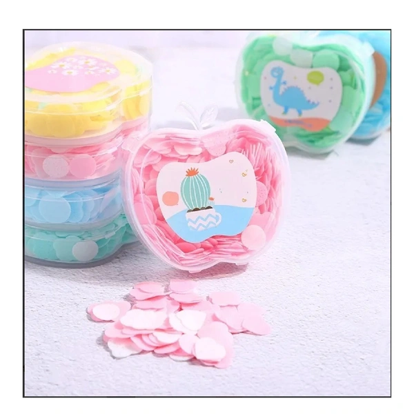 1468 Apple Design Soft Paper Soap (1 Pc) - China, 0.042 kgs