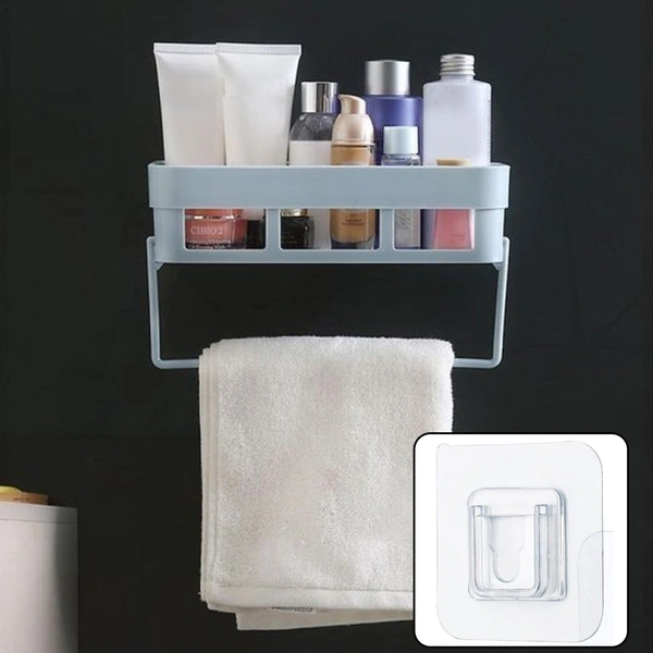 1651L Multipurpose Kitchen Bathroom Shelf Wall Holder Storage Rack Bathroom - India, 0.485 kgs