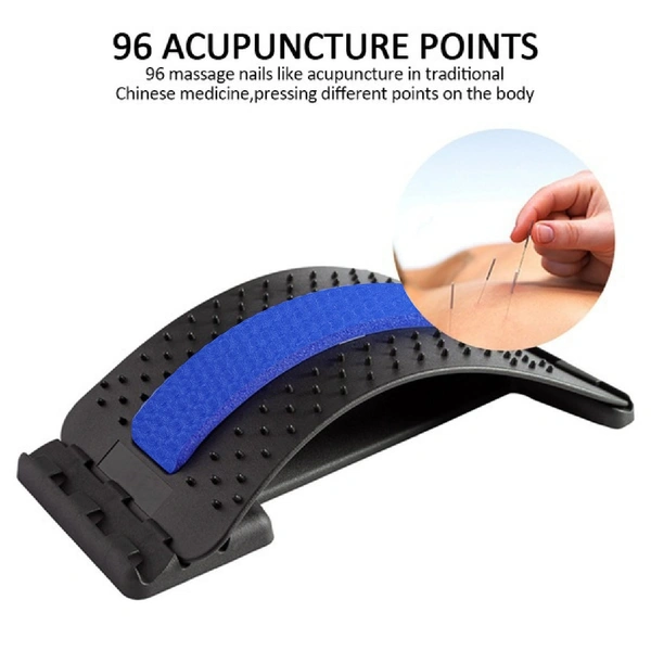 1666 Multi-Level Back Stretcher Posture Corrector Device For Back Pain Relief - 0.821 kgs, India