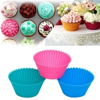 0797 Silicone Cup Cake Mould (1Pc) - 0.034 kgs, India