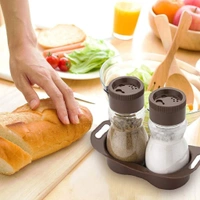 2287 Plastic Salt & Pepper Shakers/Masala Dabbi (Multicolour) - 0.1 kgs, India