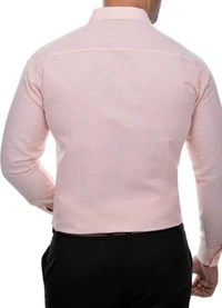 FULL-P42-SHIRT-PINK Khadi Cotton Full Sleeve Shirt - India, XL / 42, 0.25 kgs