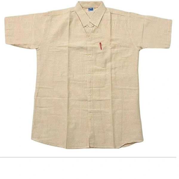 HALF-P42-SHIRT-SKIN Khadi Cotton Half Sleeve Shirt - India, XL / 42, 0.25 kgs