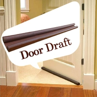 1752 Twin Door Draft Stopper/Guard Protector for Doors and Windows - 0.738 kgs, INDIA