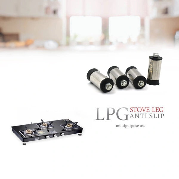 2021 Stainless Steel LPG Stove Legs 4pcs - 0.209 kgs, India