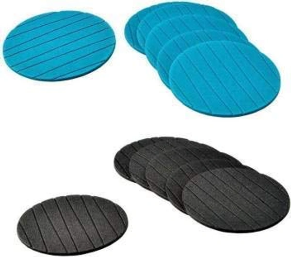 2127 Coasters Round Heat Resistant Pads Flexible for Home Kitchen Tools Tableware (3 pack) - 0.2 kgs, India