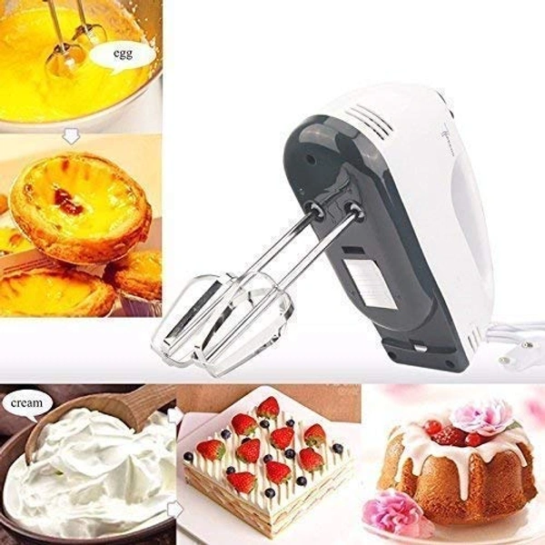 2143 Compact Hand Electric Mixer/Blender for Whipping/Mixing with Attachments - 0.6 kgs, China