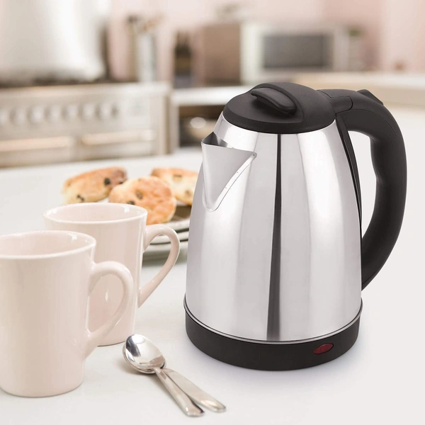 2151 Stainless Steel Electric Kettle with Lid - 2 l - 0.6 kgs, China