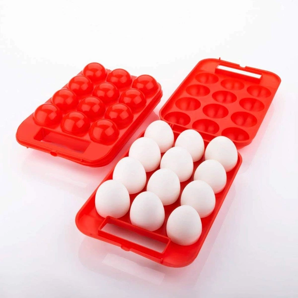 2171 Plastic Egg Carry Tray Holder Carrier Storage Box - 0.501 kgs, India