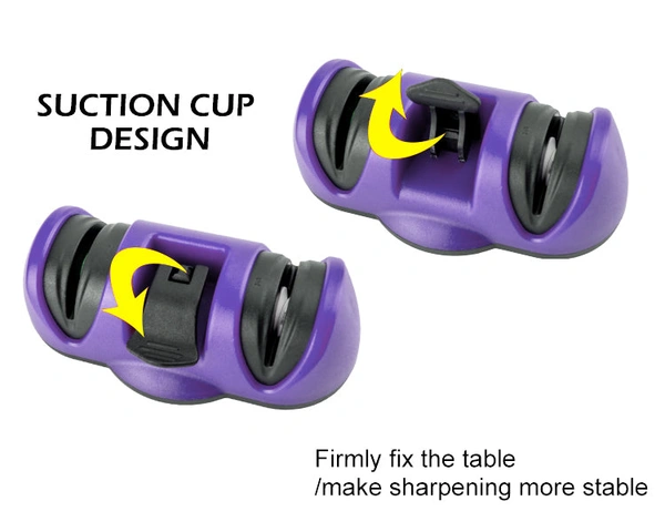 2430 Manual Knife Sharpener 2 Stage Sharpening Tool for Ceramic Knife and Steel Knives - 0.13 kgs, China