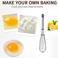 2569 Stainless Steel Wire Whisk,Balloon Whisk,Egg Frother, Milk & Egg Beater (8 inch) - 0.11 kgs, India