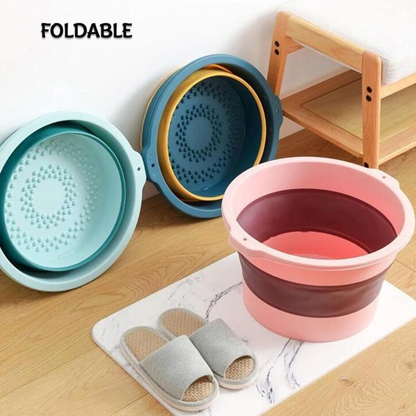 2786 Multi-Purpose Portable Collapsible Folding Tub, with Hanging Hole & Save Storage Space, Also use for Foot Spa. - 2.138 kgs, China