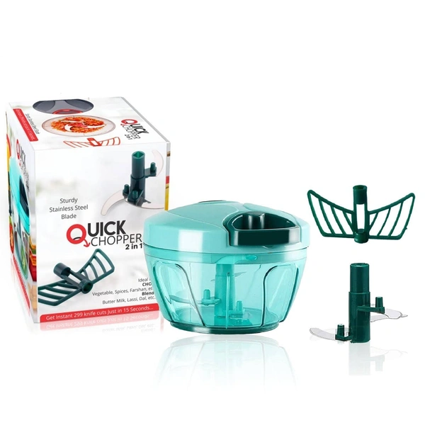 2904 Plastic Compact Vegetable Chopper (450ml) - 0.402 kgs, India