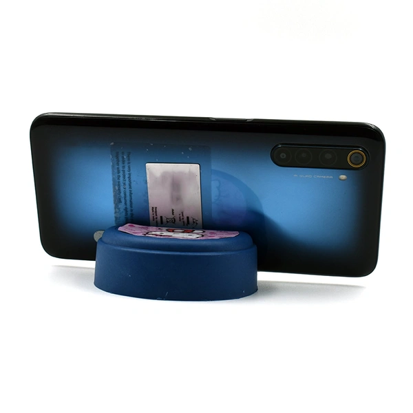 4761 Round Shape Mobile Stand Adjustable Mobile Cell Phone Desktop Holder - India, 0.048 kgs