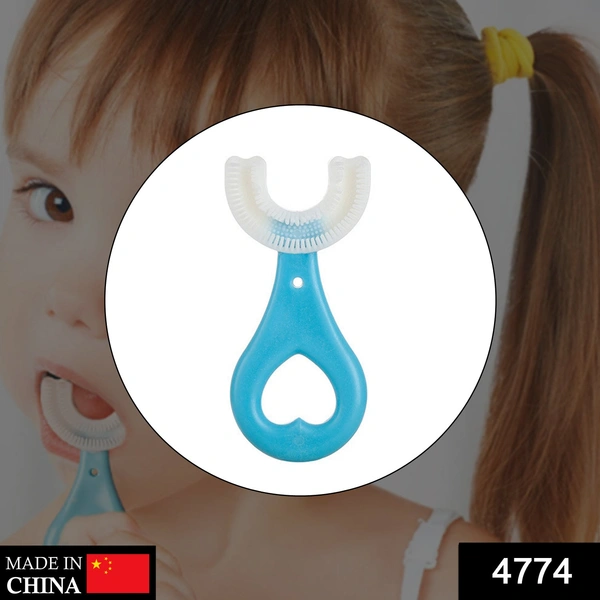 4774 Kids U S Tooth Brush used in all kinds of household bathroom places for washing teeth of kids, toddlers and children’s easily and comfortably. - 0.055 kgs, China