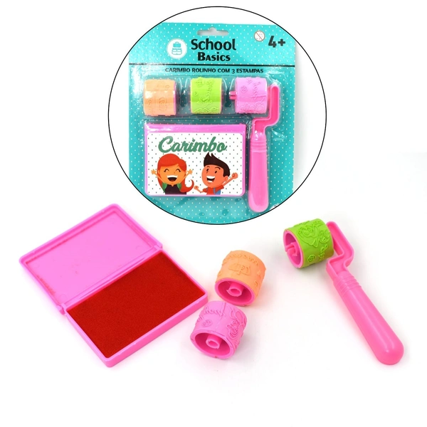 4801 Roller Stamp used in all types of household places by kids and children’s for playing purposes. - 0.33 kgs, China