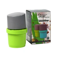 5333 PLASTIC DRY FRUIT AND PAPER MILL GRINDER SLICER, CHOCOLATE CUTTER AND BUTTER SLICER WITH 3 IN 1 BLADE, STANDARD, MULTICOLOR - 0.122 kgs, INDIA