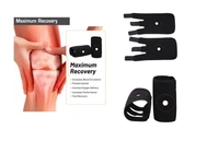 Knee Cap For Knee Pain | Open Patella Knee Cap | 2 Pcs Free Size - Free Size, Black, 0.200 kgs, India