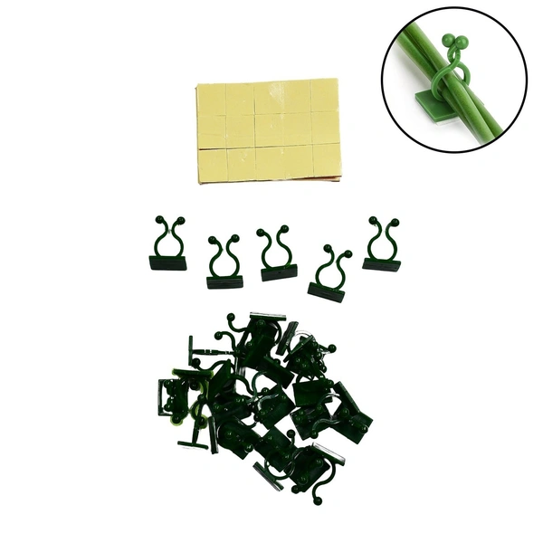 6156A 30pcs wall Plant Climbing Clip widely used for holding plants and poultry purposes and all. - 0.119 kgs, China