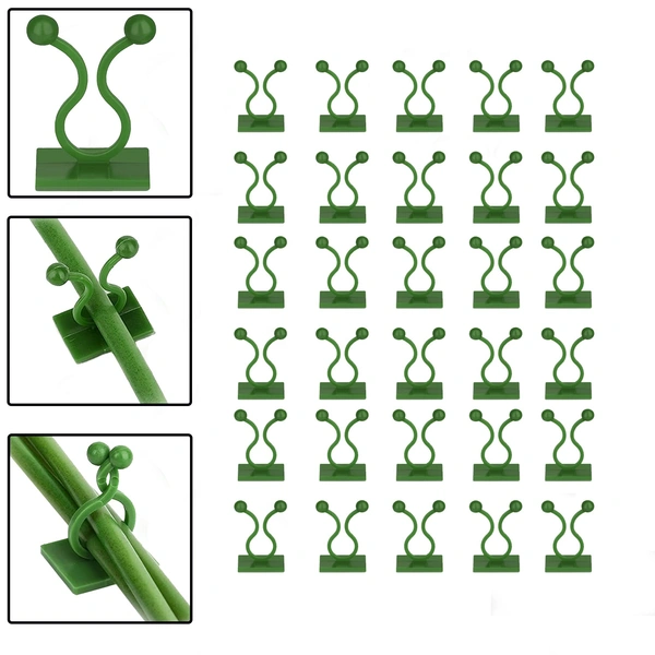 6156A 30pcs wall Plant Climbing Clip widely used for holding plants and poultry purposes and all. - 0.119 kgs, China