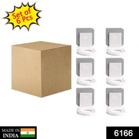 6166 6 Pc Shampoo Holder Hook For Holding Shampoo Bottles Easily. - 0.25 kgs, India