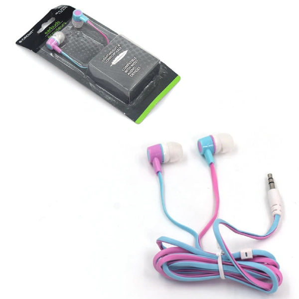 7281 EARPHONES WITH MIX DIFFERENT COLORS AND VARIOUS SHAPES AND DESIGNS ( 1 PC) - China, 0.125 kgs