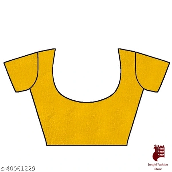 Aagyeyi Refined Sarees - 1, Free Size, Georgette, Yellow, Printed, India