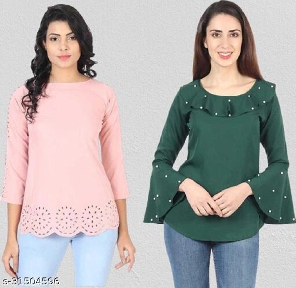 Pack Of 2 Pretty Tops  - S