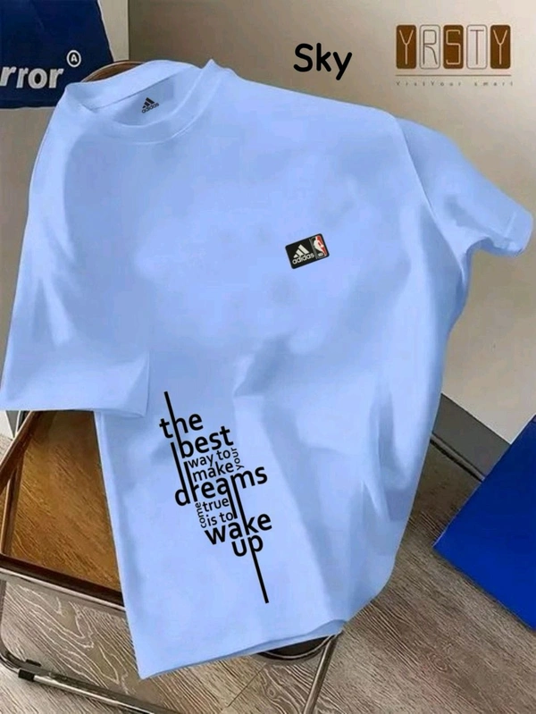 Round Neck Drop Shoulder Tshirt* - XL40