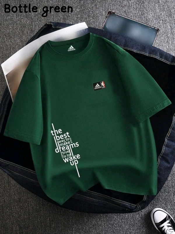 Round Neck Drop Shoulder Tshirt* - XL42